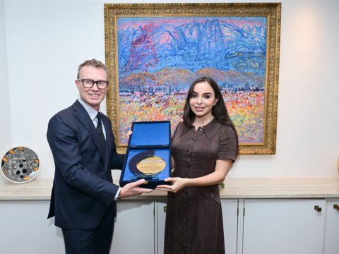 Leyla Əliyeva ÜST-nin&nbsp;xüsusi nümayəndəsi ilə görüşdü