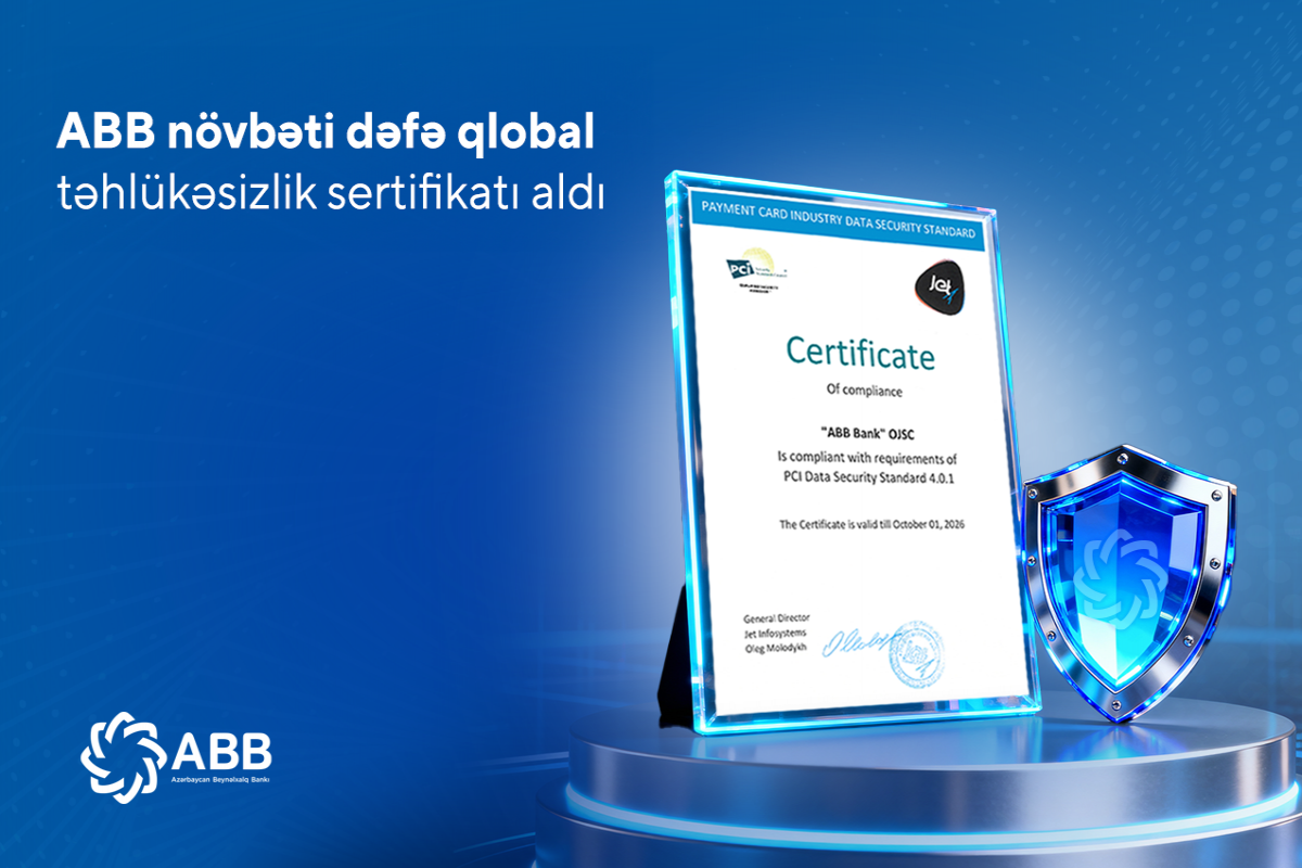 ABB növbəti dəfə yüksək təhlükəsizlik sertifikatı alıb