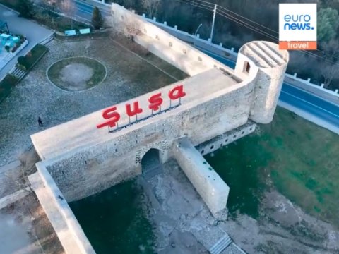 &ldquo;Euronews&rdquo; Şuşadan reportaj yaydı - FOTOLAR