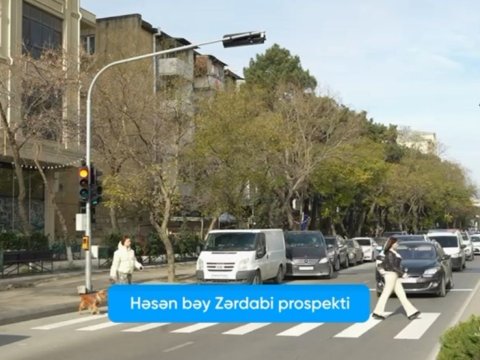 Paytaxt yollarında yeni işıqforlar quraşdırıldı