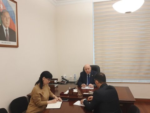 Əhliman Əmiraslanov Milli Məclisdə vətəndaşları&nbsp;qəbul edib