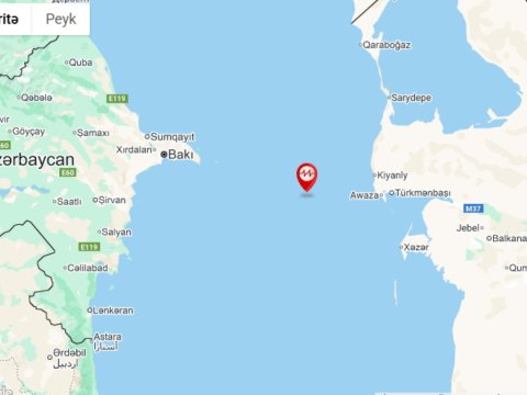 Xəzərdə güclü zəlzələ -&nbsp;Seysmoloji Mərkəz məlumat yaydı