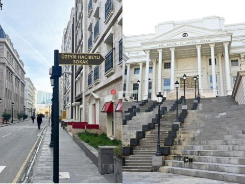 Türkiyədə universitetin həyətindəki küçəyə dahi Üzeyirin&nbsp;adı verildi