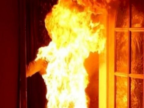 Xaçmazda kişi yanaraq öldü