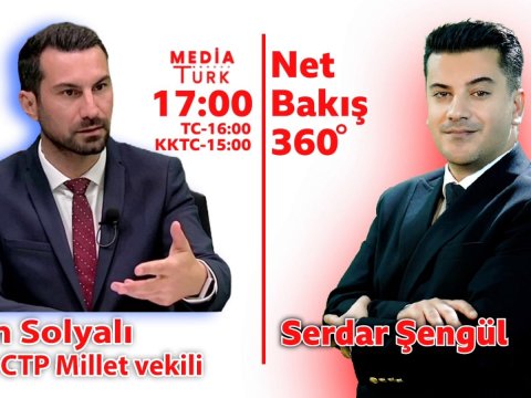 Şimali Kiprin deputatı Solyalı "MediaTürk" TV də&nbsp;olacaq