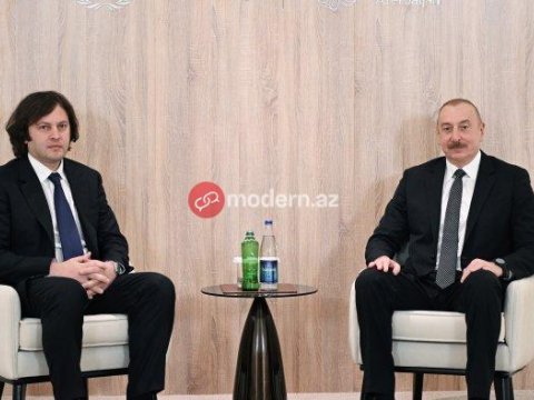 Kobaxidze İlham Əliyevi&nbsp;təbrik etdi