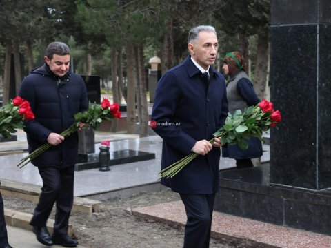 Nazir faciə qurbanlarını yad etdi - FOTOLAR