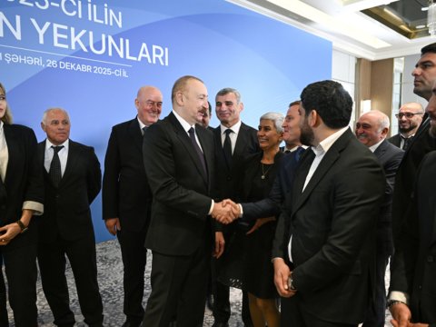 Prezidentlə Eduard Məmmədov arasında maraqlı dialoq - GÖRÜNTÜLƏR