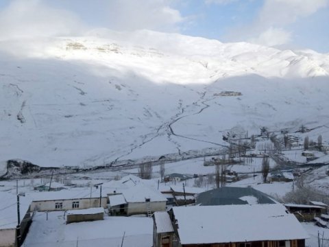 Rayonlara qar yağıb, 9 dərəcə şaxta var