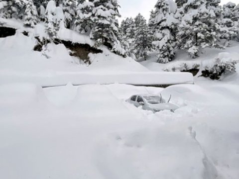 Naxçıvanda qarın hündürlüyü 35 sm-ə çatıb
