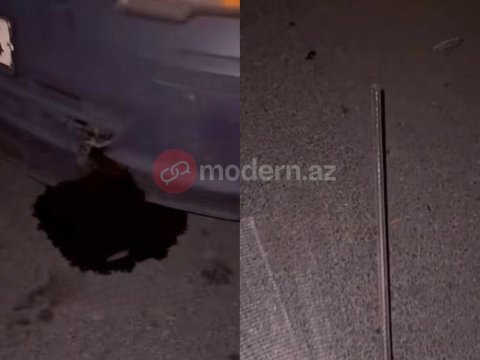 Bakıda yol işləri zamanı avtomobilə ziyan dəyib &ndash; məsuliyyət kimdədir?