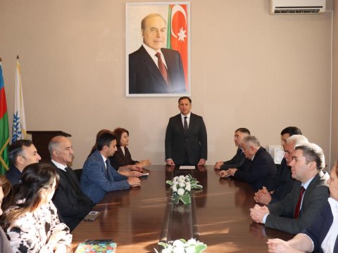 YAP Samux rayon təşkilatında hesabat yığıncağı - FOTOLAR