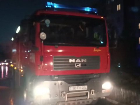 Masazırda ev yanır