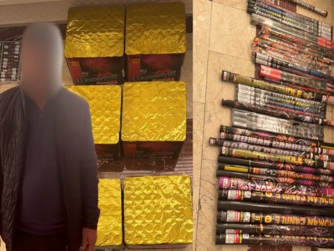 Pirotexniki vasitələr satan daha bir&nbsp;şəxs saxlanıldı - VİDEO