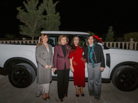 Leyla və Arzu Əliyevalar uşaqlar üçün bayram şənliyində&nbsp;- FOTOLAR