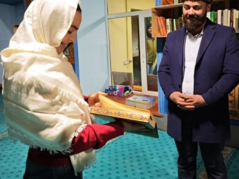 Leyla Əliyeva Hil kənd məscidində&nbsp;- Fotolar