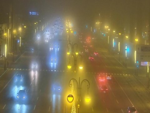 Bakıda güclü duman - Sürət həddi endirildi