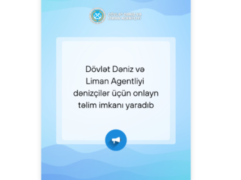 Dənizçilər üçün onlayn&nbsp;təlim imkanı