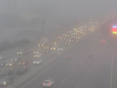 Bakı yollarındakı vəziyyət&nbsp;- FOTOLAR