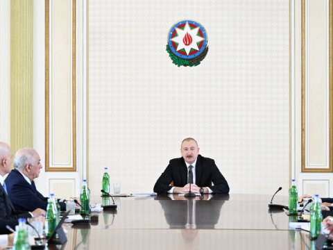 Waters discharged into the Caspian will be 100 percent purified&nbsp;- President's INSTRUCTION