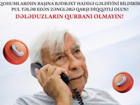 Ahıl və tənha vətəndaşlar dələduzların hədəfindədir&nbsp;- DİN çağırış edir