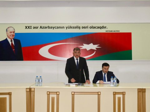 Samuxda hesabat yğıncağı keçirilib - FOTOLAR