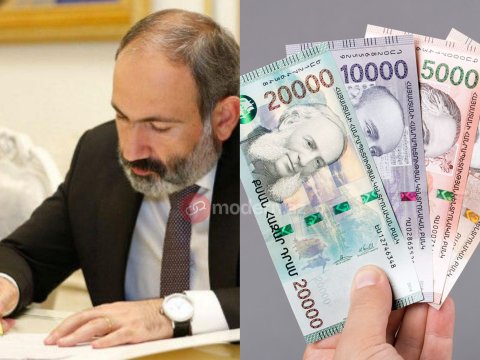 Paşinyan özünə pul mükafatı YAZDI