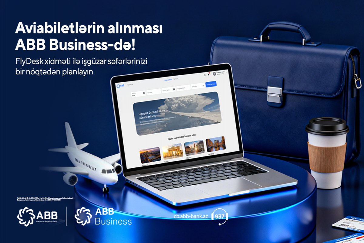 İndi aviabiletlər də ABB Business-də alınır