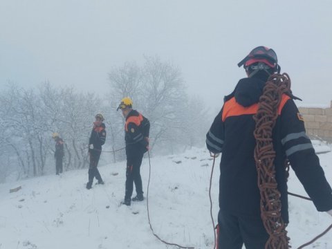 FHN-dən qarlı havada axtarış-xilasetmə TƏLİMİ