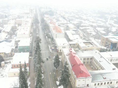 Xankəndiyə&nbsp;güclü qar yağır - FOTO