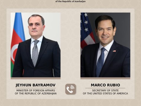 Ceyhun Bayramov Rubio ilə Zəngəzur dəhlizini müzakirə etdi