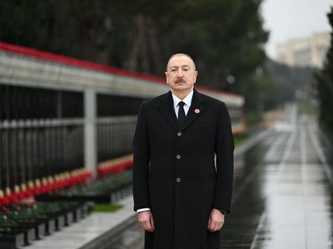 The President shared a video clip from the Alley of Martyrs