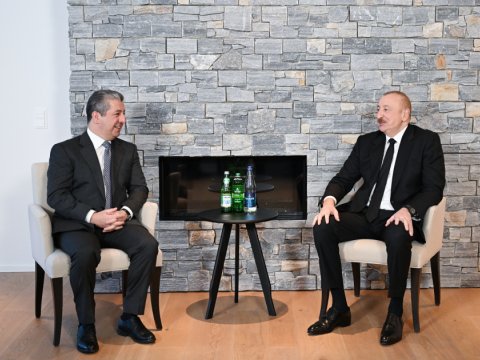 Prezident&nbsp;İraq Kürdüstanının Baş naziri ilə görüşüb