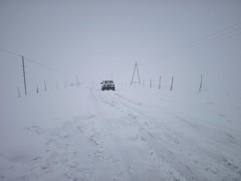 Cəlilabad&ndash;Yardımlı yolu bağlandı -&nbsp;50-dən çox kənd işıqsız qaldı