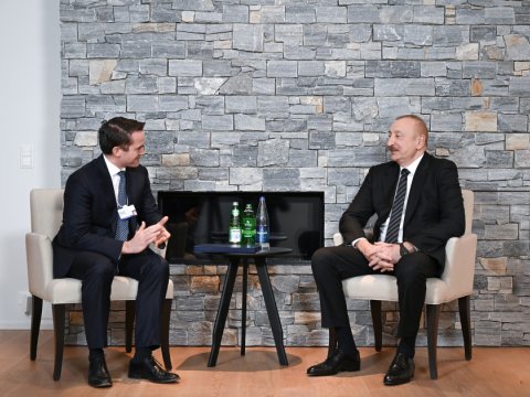 Prezident Davosda daha bir görüş keçirdi&nbsp;- FOTOLAR