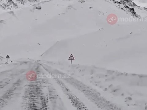 Kəlbəcərə gedən sürücülərə XƏBƏRDARLIQ - VİDEO