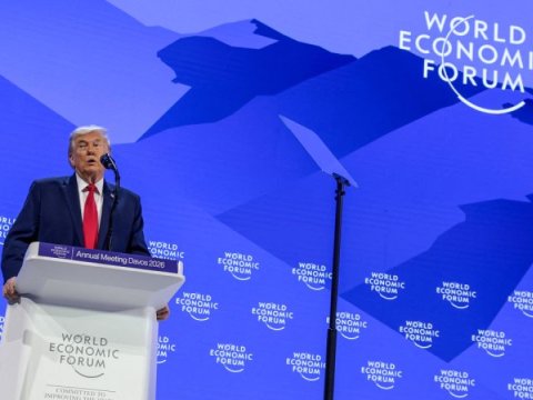 Tramp Davosda Azərbaycandan da danışdı