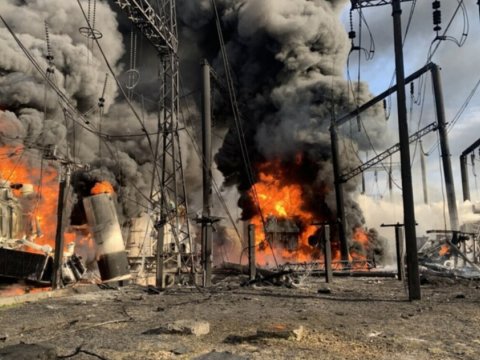 Kiyevin 60 faizi işıqsız qalıb