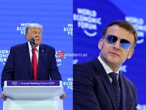 Tramp Makronu ələ saldı