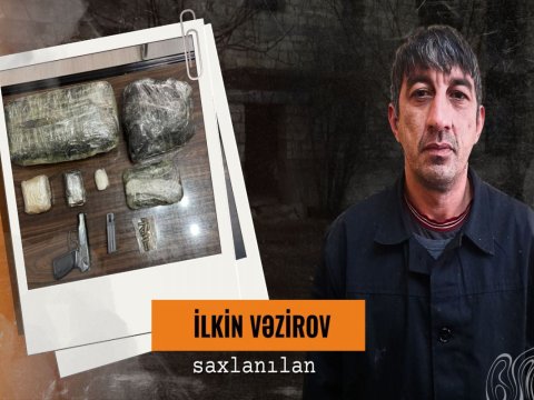 Narkotik satışı ilə məşğul olan silahlı şəxs saxlanıldı