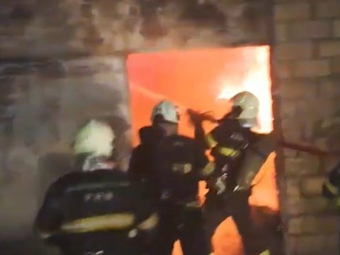 Xırdalanda anbarda güclü YANĞIN