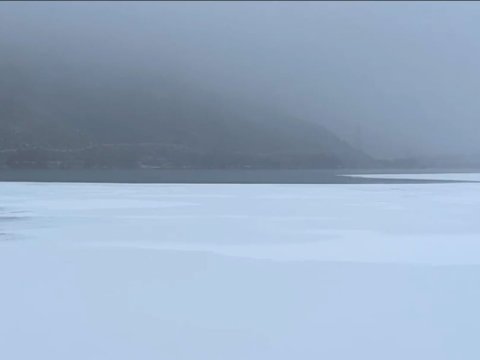 Arpaçay su anbarı donub - FOTO