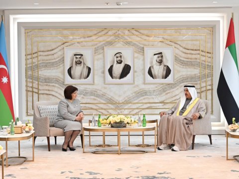 Spiker BƏƏ Federal Milli Şurasının sədri ilə görüşdü