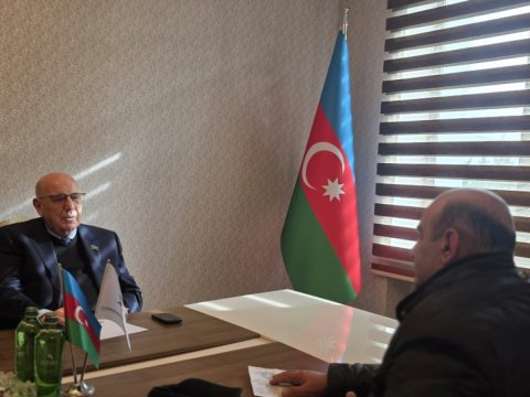 Əhliman Əmiraslanov Sabirabadda seçicilərini&nbsp;qəbul edib - FOTOLAR