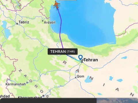 Azərbaycan səmasında İran təyyarəsi&nbsp;