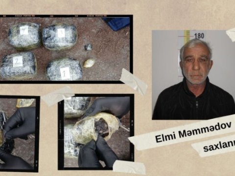 Keçmiş məhkum 5 kq narkotiklə tutuldu&nbsp;- VİDEO
