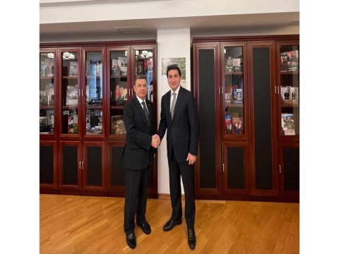 Hikmət Hacıyev səfirlə əməkdaşlığı müzakirə etdi