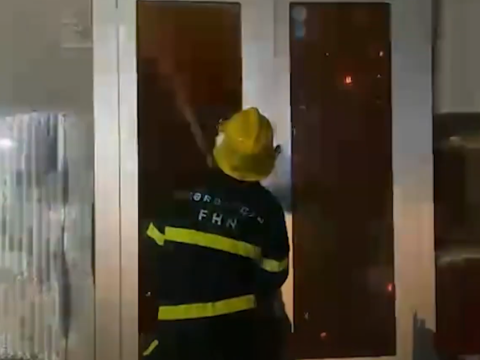 Göyçayda mağaza yandı&nbsp;- VİDEO