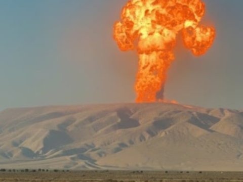 Azərbaycanda güclü palçıq vulkanı püskürdü - FOTO