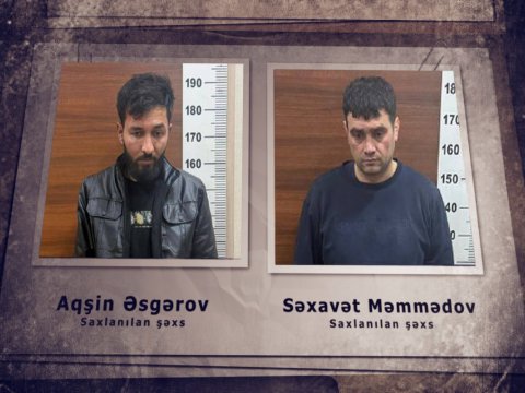 Tanışına hədə-qorxu gələrək 25 min manat tələb edənlər saxlanıldı - VİDEO